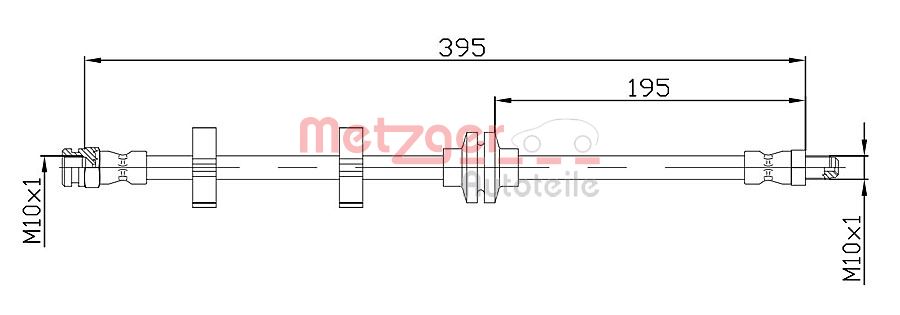 METZGER Gumifékcső 4118402_METZ